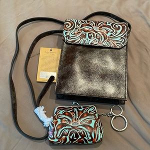 Patricia Nash crossbody handbag and coin purse
